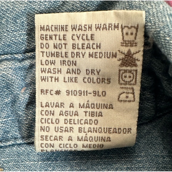 Levi's Men's Denim Casual Button Up‎ Shirt in Blue Size XXL Excellent Condition! - Picture 5 of 5